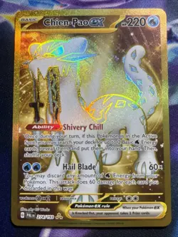 Chien-Pao ex 274/19PAL EN Sv02 Paldea Evolved Secret Gold Pokemon TCG - Image 1