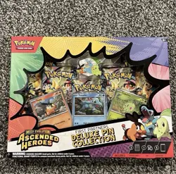 Pokemon TCG: Mega Evolution Ascended Heroes Deluxe Pin Collection Factory Sealed - Image 1