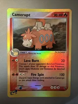 Pokemon - Camerupt - EX Ruby & Sapphire - 4/109 - Reverse Holo Rare - Vintage - Image 1