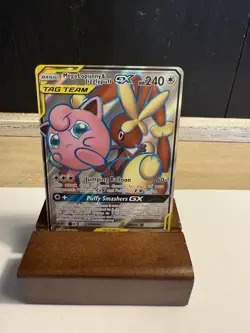 Pokemon TCG Mega Lopunny & Jigglypuff GX 165/236 Cosmic Eclipse 2019 Tag Team - Image 1