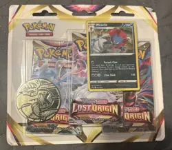 Pokemon TCG: Sword & Shield - Lost Origin Blister Pack - 3 Booster Packs 820650850608 - Image 1