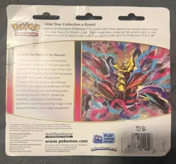 Pokemon TCG: Sword & Shield - Lost Origin Blister Pack - 3 Booster Packs 820650850608 - Image 2