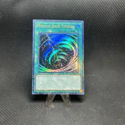YuGiOh! - Mystical Space Typhoon HAC1-EN023 Duel Terminal Ultra Rare 1st Ed NM - Image 1
