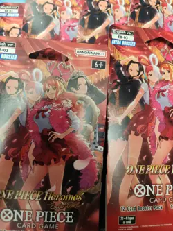 10x One Piece - EB-03 - Sleeved Booster Packs -Factory Sealed - HEROINES EDITION - Image 1