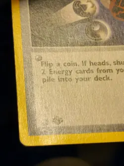 Energy Charge 1st Edition Rare Trainer Card Neo Genesis 85/111 MP - Image 4