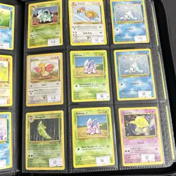 Pokemon Vintage 280 Card Binder Lot Base Jungle Fossil 1999 WOTC English - Image 5