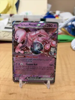Team Rocket's Mewtwo ex 205 Sv: Scarlet & Violet Promo Cards Holo - Image 2