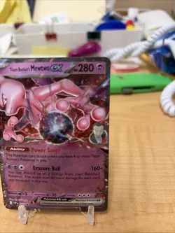 Team Rocket's Mewtwo ex 205 Sv: Scarlet & Violet Promo Cards Holo - Image 5