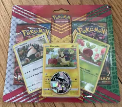 Pokemon TCG: Snorlax, Morpeko & Applin Cards with 2 Booster Packs & Coin 820650809842 - Image 1