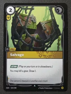 Riftbound League Of Legends Origins Card OGN 224 Salvage - Image 1