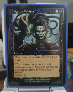 Night's Whisper - Promo - FOIL - RETRO - Image 1