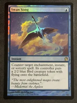 Swan Song Theros Foil NM Mtg - Image 1