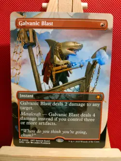 Galvanic Blast (Borderless) - Aetherdrift Special Guests - NM (See pics) MTG - Image 1