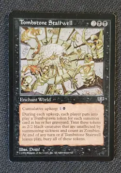 Tombstone Stairwell EX MTG Magic the Gathering Mirage Reserved List - Image 1