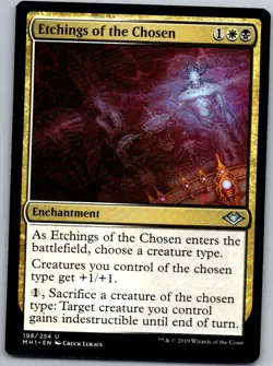 Etchings of the Chosen U Commander: The Lost Caverns of Ixalan 269 LP - Image 1