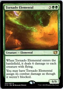 Tornado Elemental R Commander 2014 222 LP MTG - Image 1