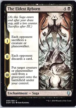 The Eldest Reborn U Dominaria 90 LP MTG - Image 1