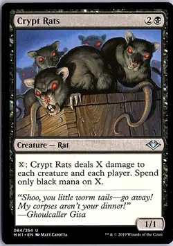 Crypt Rats U Modern Horizons 84 LP MTG - Image 1