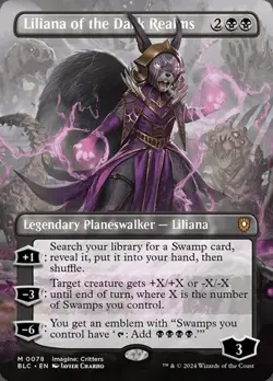 Liliana of the Dark Realms - Extended Art BLBC LP MTG - Image 1