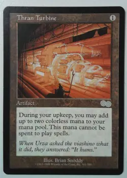 Thran Turbine *Uncommon* Magic MtG x1 Urza's Saga MP - Image 1