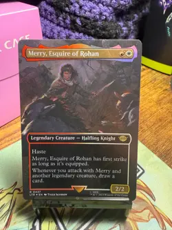 Merry, Esquire of Rohan (Borderless) Universes Beyond: LOTR (FOIL), #0437 - Image 1