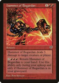 MTG Hammer of Bogardan - N/A / English / Heavily Played - Image 1