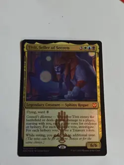 Tivit, Seller of Secrets Foil Commander: Streets of New Capenna NM-Min Condition - Image 1