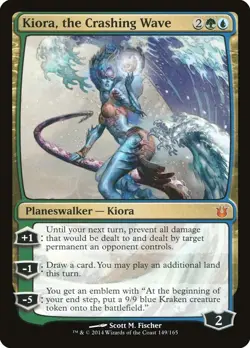 MTG Kiora, the Crashing Wave - 149 / English / Moderately Played - Image 1