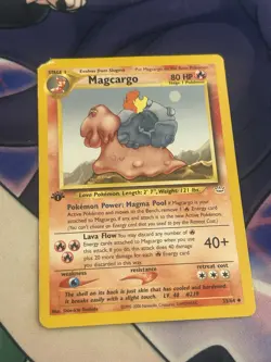 Pokemon Magcargo 33/64 Neo Revelation Uncommon Regular 1st Edition English The … - Image 1