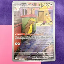 Pokemon TCG Gumshoos 153/132 Meg en Mega Evolution Illustration Rare - Image 1