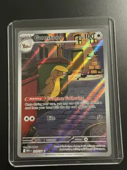 Gumshoos 153/132 Illustration Rare Mega Evolution Pokemon Near Mint - Image 1