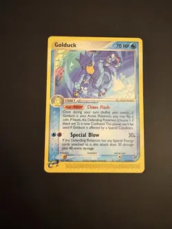 Golduck 17/100 Unlimited Pokemon Ex Sandstorm Card NM - Image 1
