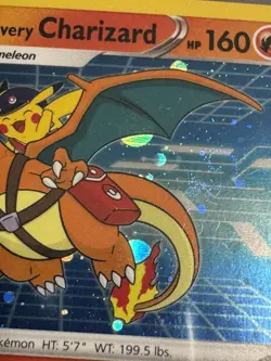 Pokemon Special Delivery Charizard SWSH075 SEALED PROMO WITH SWIRL 🌀 - Image 2