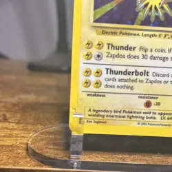 Pokemon TCG Zapdos Legendary Collection Holo Rare 15/110 Nintendo 2002 - Image 2