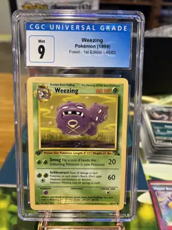Weezing - 1st Edition - 45/62 Fossil - LP - Pokemon TCG - Image 1