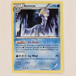 Aurorus 26/111 Rare XY Furious Fists LP Pokemon - Image 1