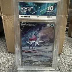 Pokemon TCG - graded Ace 10 Suicune V GG38/GG70 Crown Zenith - Image 1