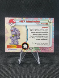 TOPPS - MACHOKE #67 - HOLO - NP - TV Animation Series 1 - BLACK LOGO - Pokemon - Image 2