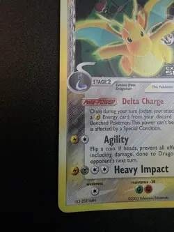 Pokemon TCG Dragonite 3/113 Reverse Holo Rare Delta Species Very Good LP - Image 5