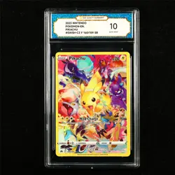 TQG 10 GEM MINT 2023 Pokemon ENG Pikachu 160/159 SR - Image 1