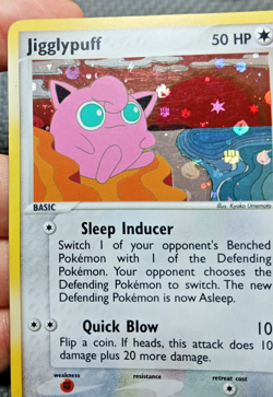 2004 Pokemon FireRed & LeafGreen #65 Jigglypuff Reverse Holo LP-MP - Image 4