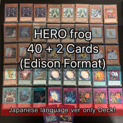 Hero Frog Retro (Edison Format) 40+2 Japanese Deck Yu-Gi-Oh card fym0-10 - Image 1
