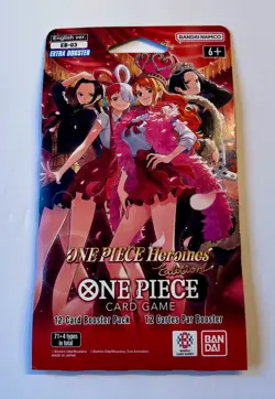 ONE PIECE Heroines Edition EB-03 SLEEVED Booster Pack Bandai NEW FACTORY SEALED - Image 1