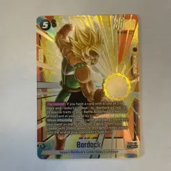 Bardock FB08-112 Alternate Art Saiyan's Pride Dragon Ball English Card Fusion Wo - Image 1
