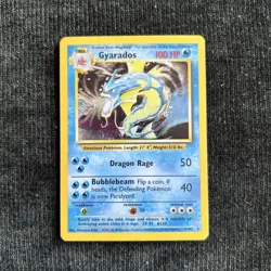 Pokemon Gyarados Holo Rare TCG Card 006/102 Base Set - Image 1