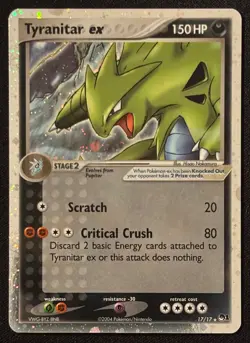 Tyranitar EX - Pop Series 1 - Holo - #17/17 - Vintage Pokemon Card 1999 WOTC - Image 2