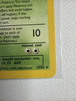 Pokemon TCG Dark Arbok Card 19/82 Unlimited Non-Holo - Mint/Near Mint - Image 5