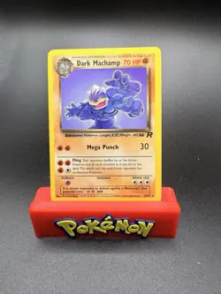 Dark Machamp 27/82 Team Rocket Rare Pokemon card Non Holo NM - Image 1