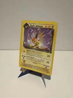 Dark Jolteon 38/82 Non Holo Team Rocket 1999-2000 Pokemon Card WOTC LP - Image 1