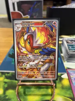 Infernape 173/167 Pokemon Scarlet Violet Twillight Masquerade Card NM+ - Image 1